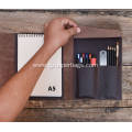 A5 Leather Spiral-Bound Watercolor Sketchbook for Travelers
